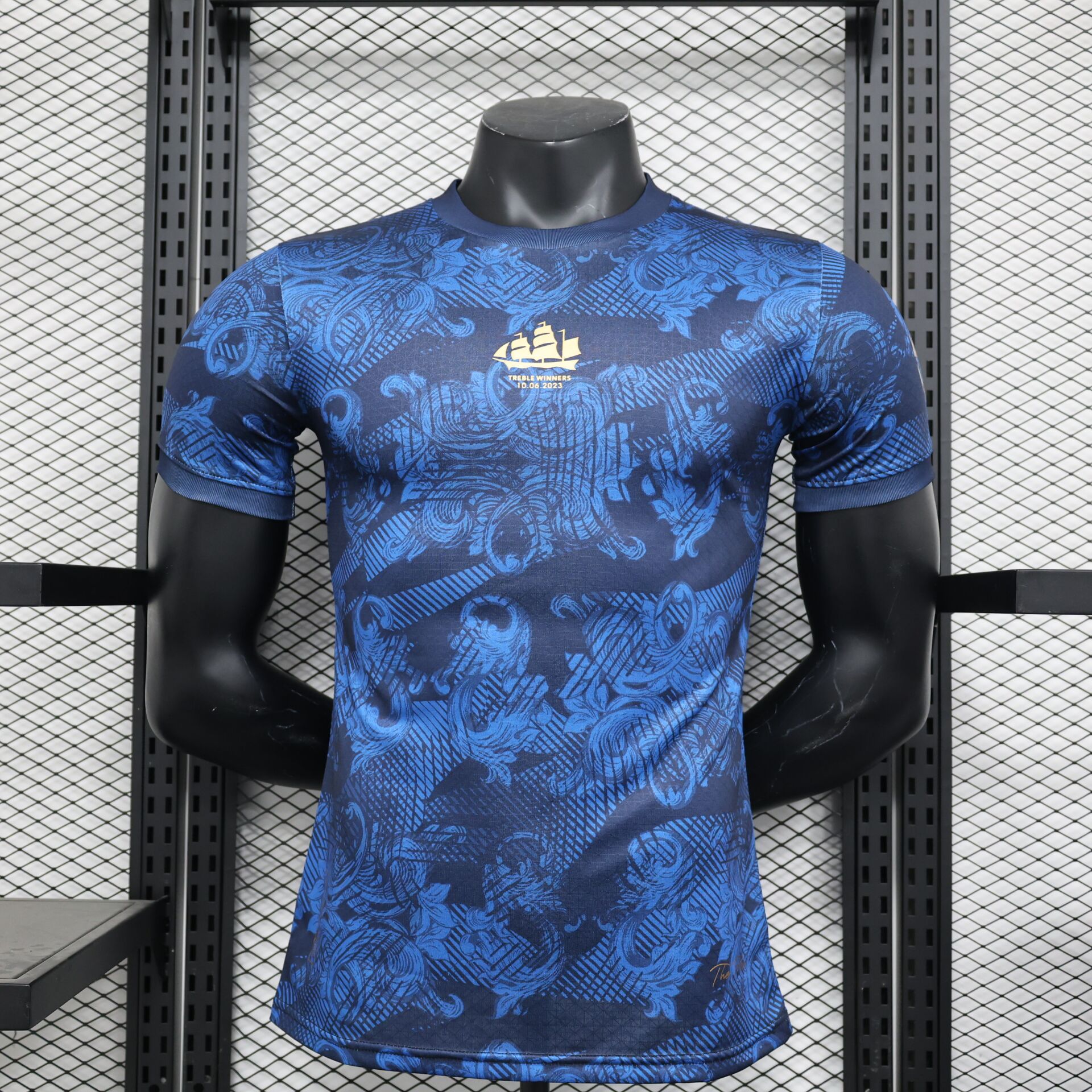 Manchester City 2023 Treble Winners Commemorative Jersey - Player Version - JerseysGala