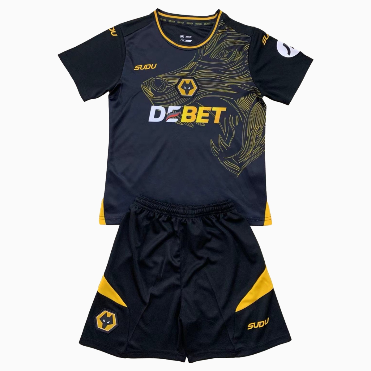 Wolverhampton Wanderers Wolves 24-25 Away Men's Adult Jersey Set - Fans Version - JerseysGala