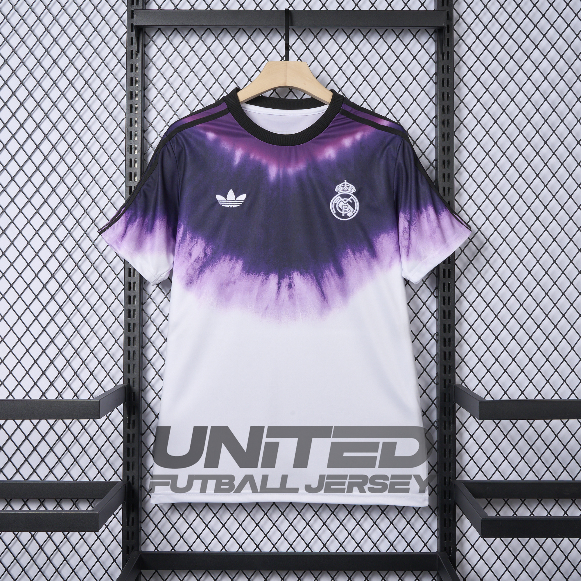Real Madrid 24-25 White & Purple Spring Festival Special Edition Jersey - Fans Version - JerseysGala