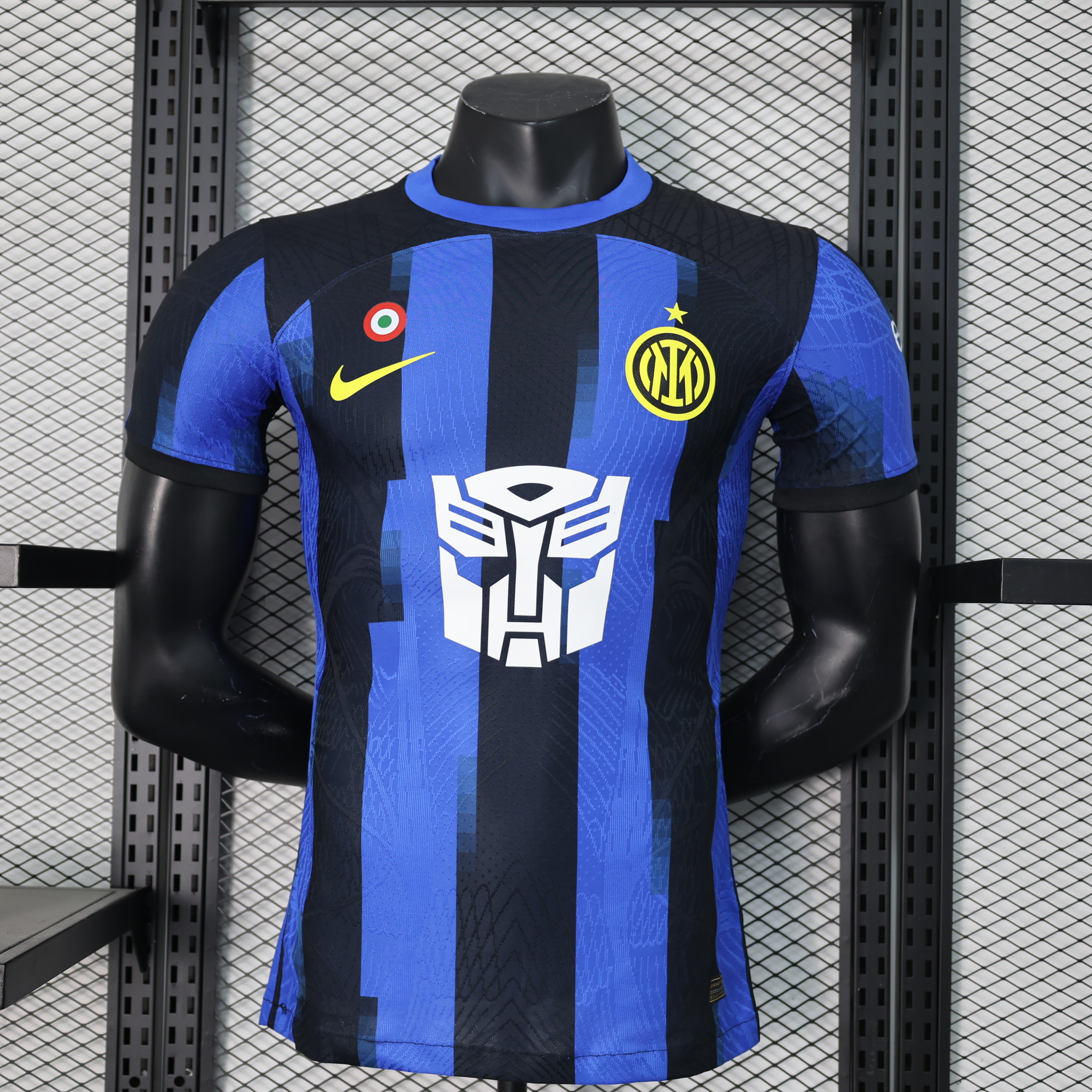Inter Milan 23-24 Home Stadium Transformers Edition Jersey - Player Version - JerseysGala