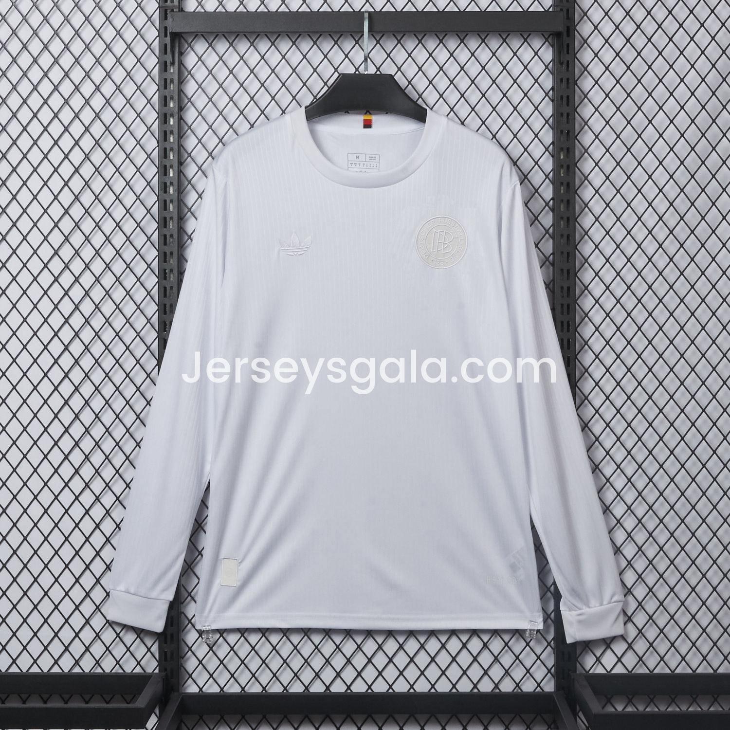 Germany 2025 125-Year Anniversary Pure White Long Sleeves Jersey - Fans Version - JerseysGala