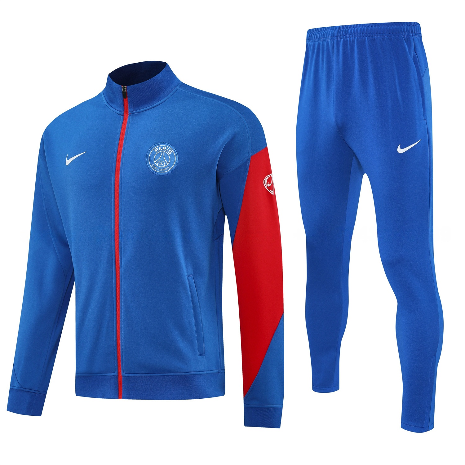 Paris Saint-Germain PSG 25-26 Jacket Training Tracksuit - Blue Jackets & Blue Pants - JerseysGala