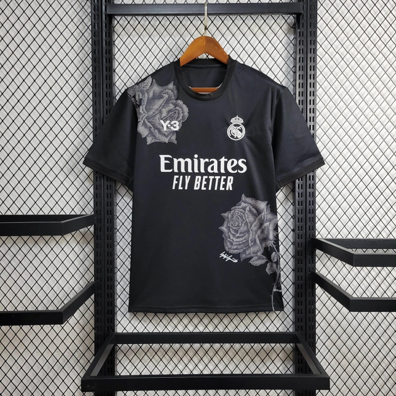 Real Madrid 23-24 Y-3 Black Special Edition Jersey - Fans Version - JerseysGala