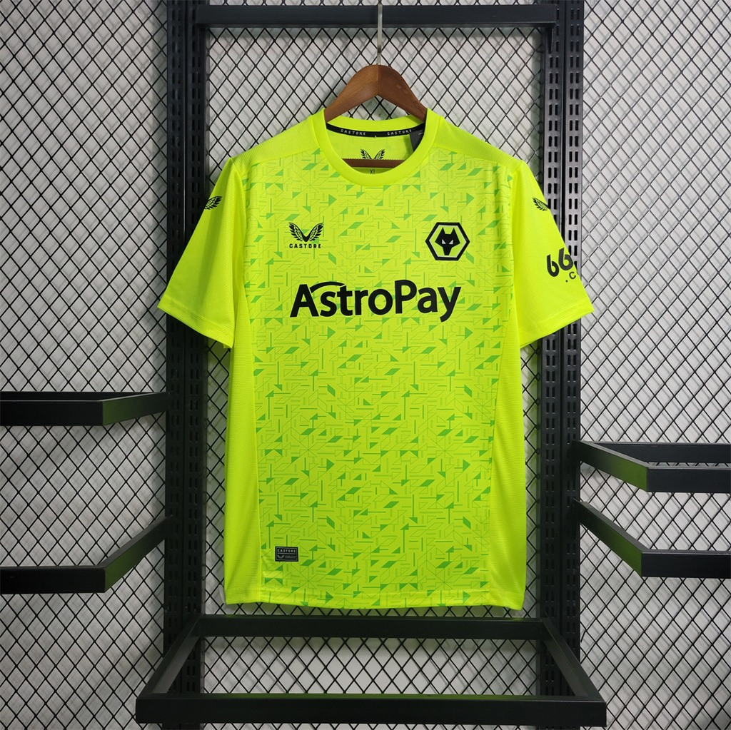 Wolverhampton Wanderers Wolves 23-24 Away Goalkeeper Jersey - Fans Version - JerseysGala