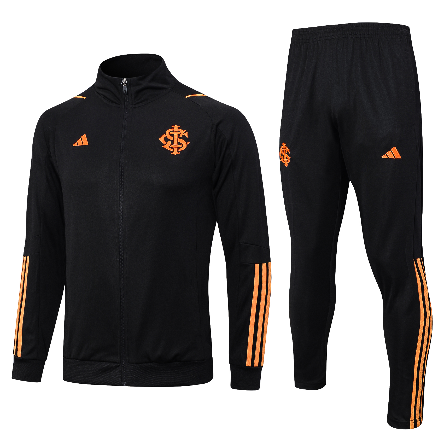 Brazil International 23-24 Jacket Training Tracksuit - Black - JerseysGala