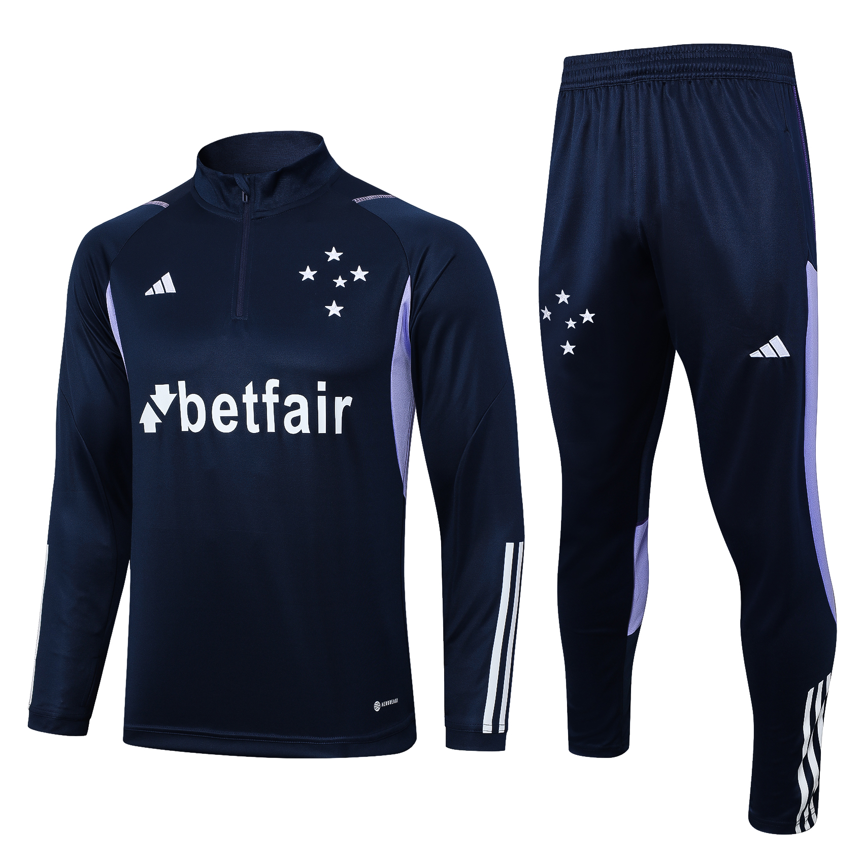 Cruzeiro Esporte Clube 23-24 Long Sleeve Training Set -Royal Blue - JerseysGala