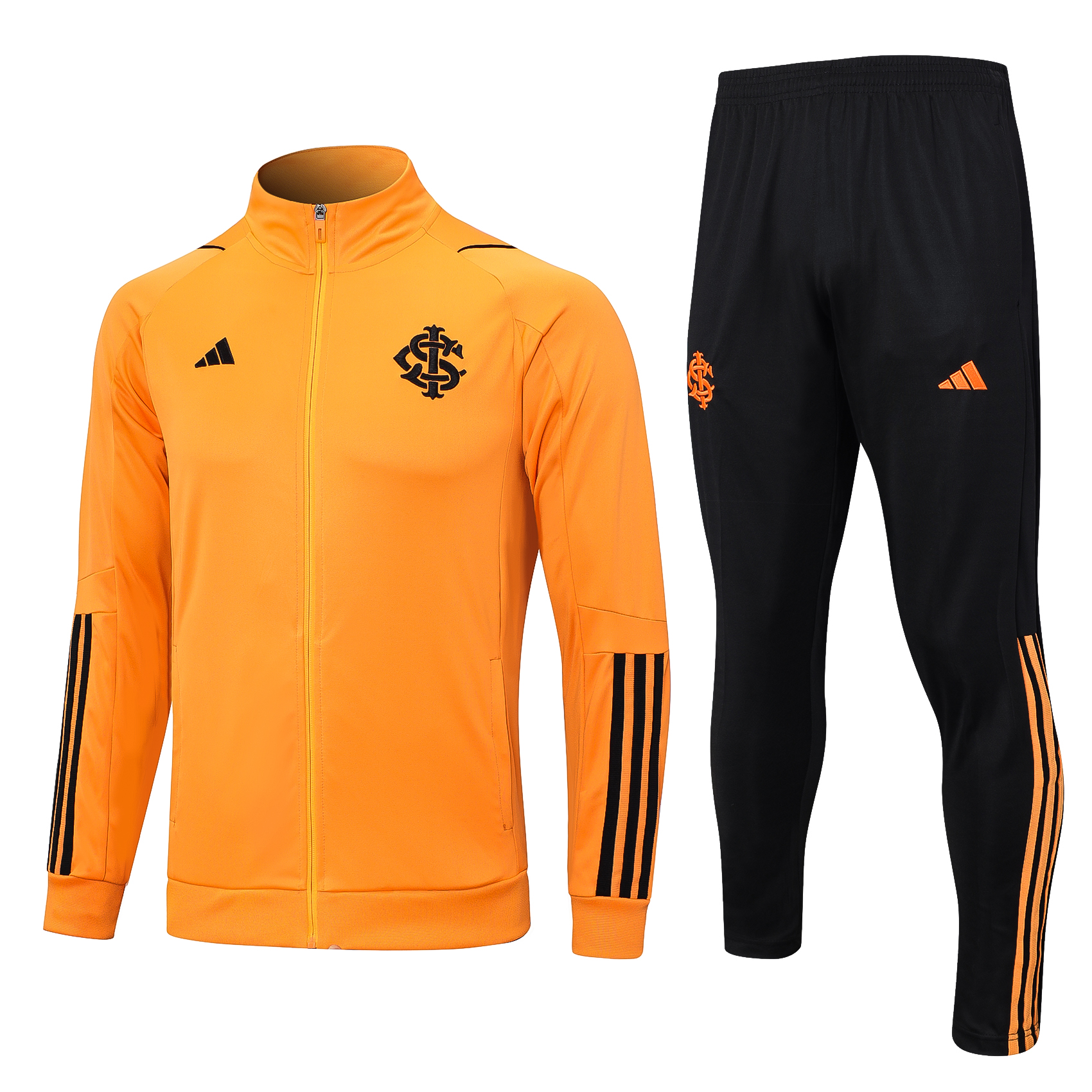 Brazilian International 23-24 Jacket Training Tracksuit - Orange - JerseysGala