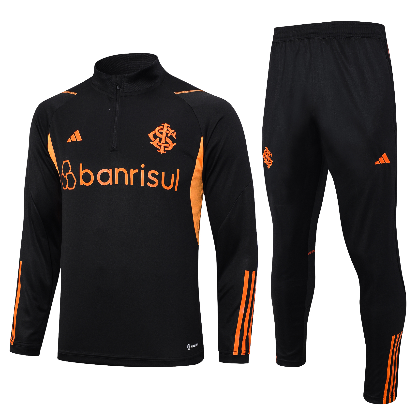Sport Club Internacional 23-24 Long Sleeve Training Set -Black - JerseysGala