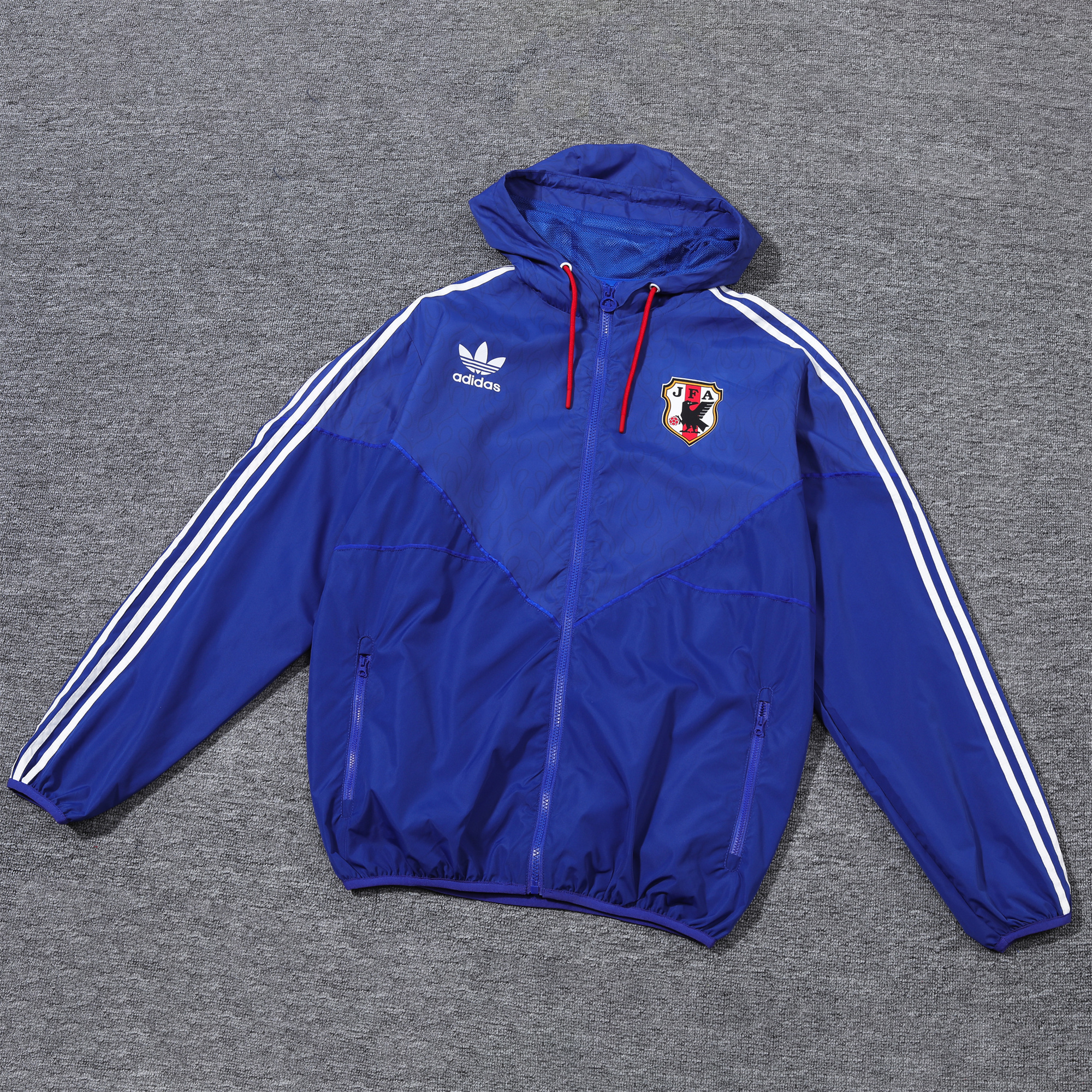 Japan 2024 Vintage Flame '98 Style Hooded Windbreaker - Player Version - JerseysGala