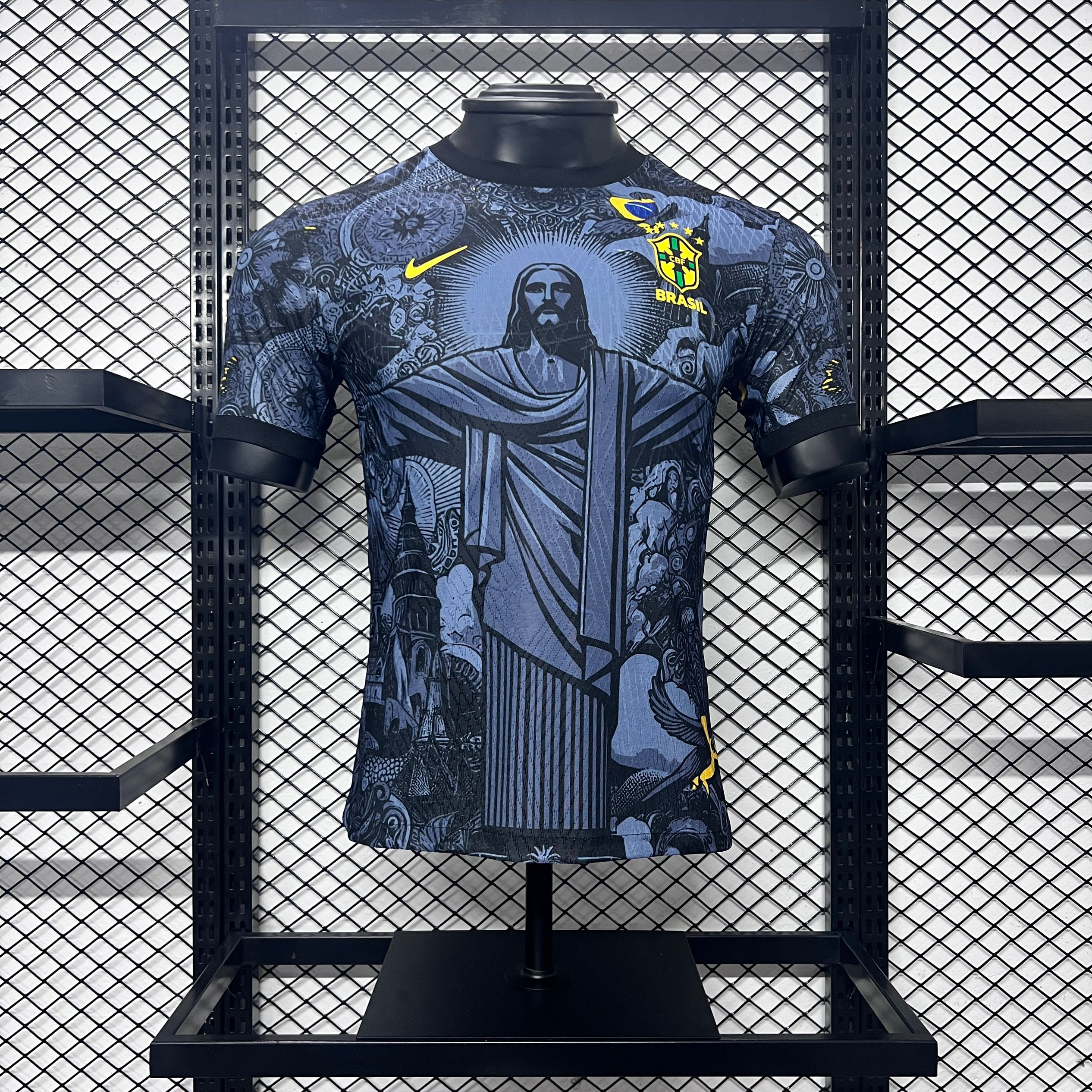 Brazil 2024 Christ the Redeemer Statue Special Edition Jersey - Player Version - JerseysGala