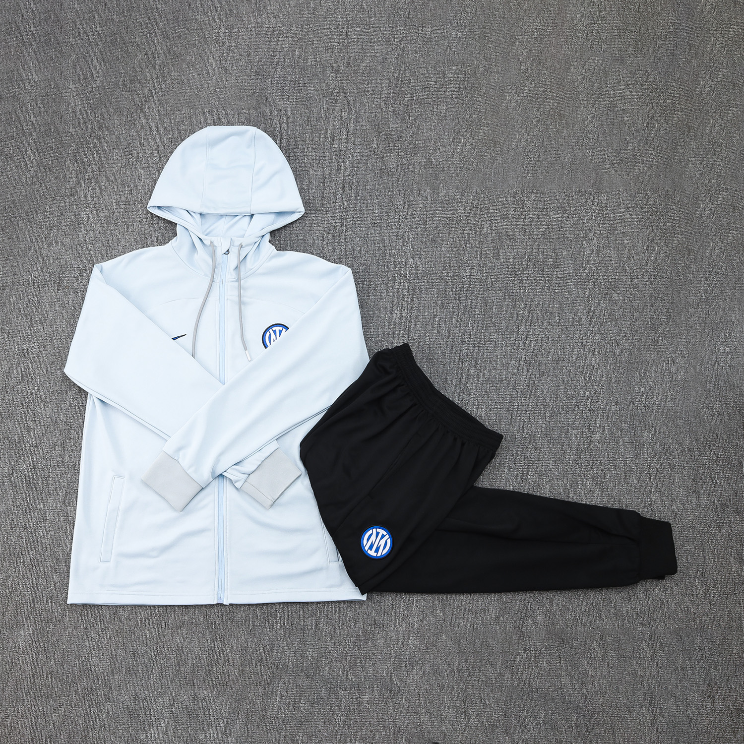 Inter Milan 23-24 Men's Training Hoodie + Pants - Light Blue - JerseysGala