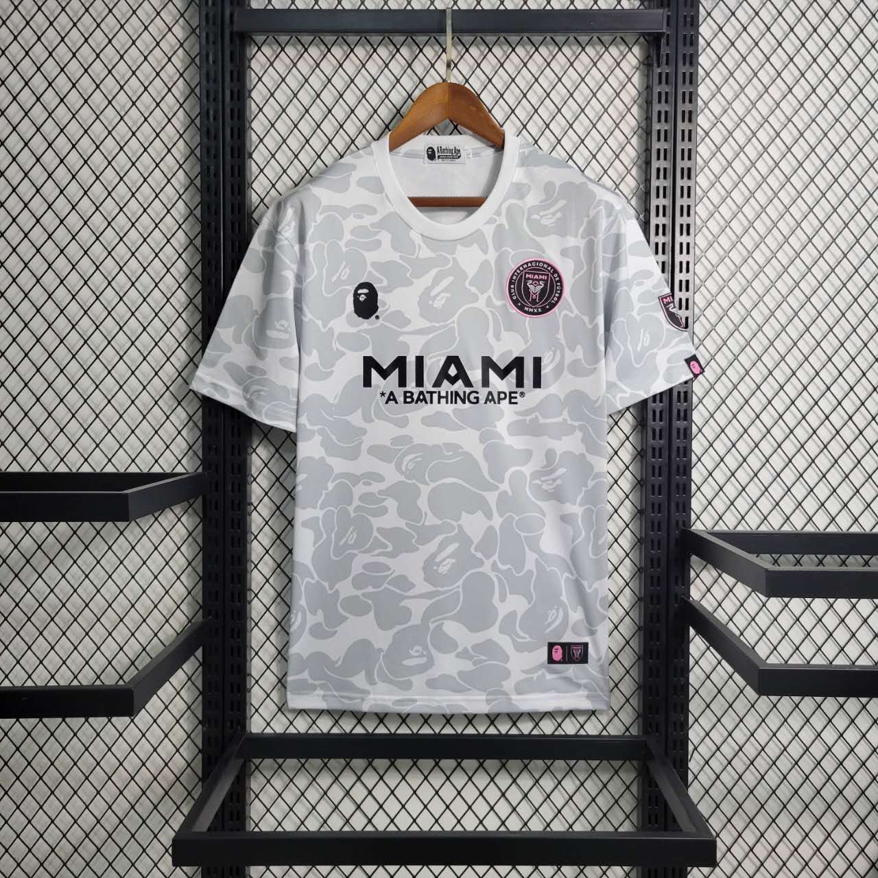 INT M.A.M x A.P.E 23-24 White Special Edition Jersey - Fans Version - JerseysGala