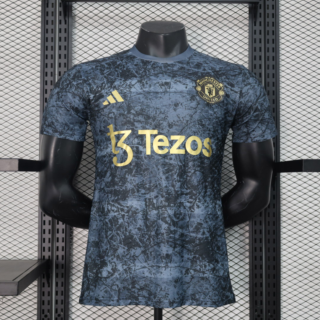 Manchester United x Stone Roses 23-24 Pre-match Jersey - Player Version - JerseysGala