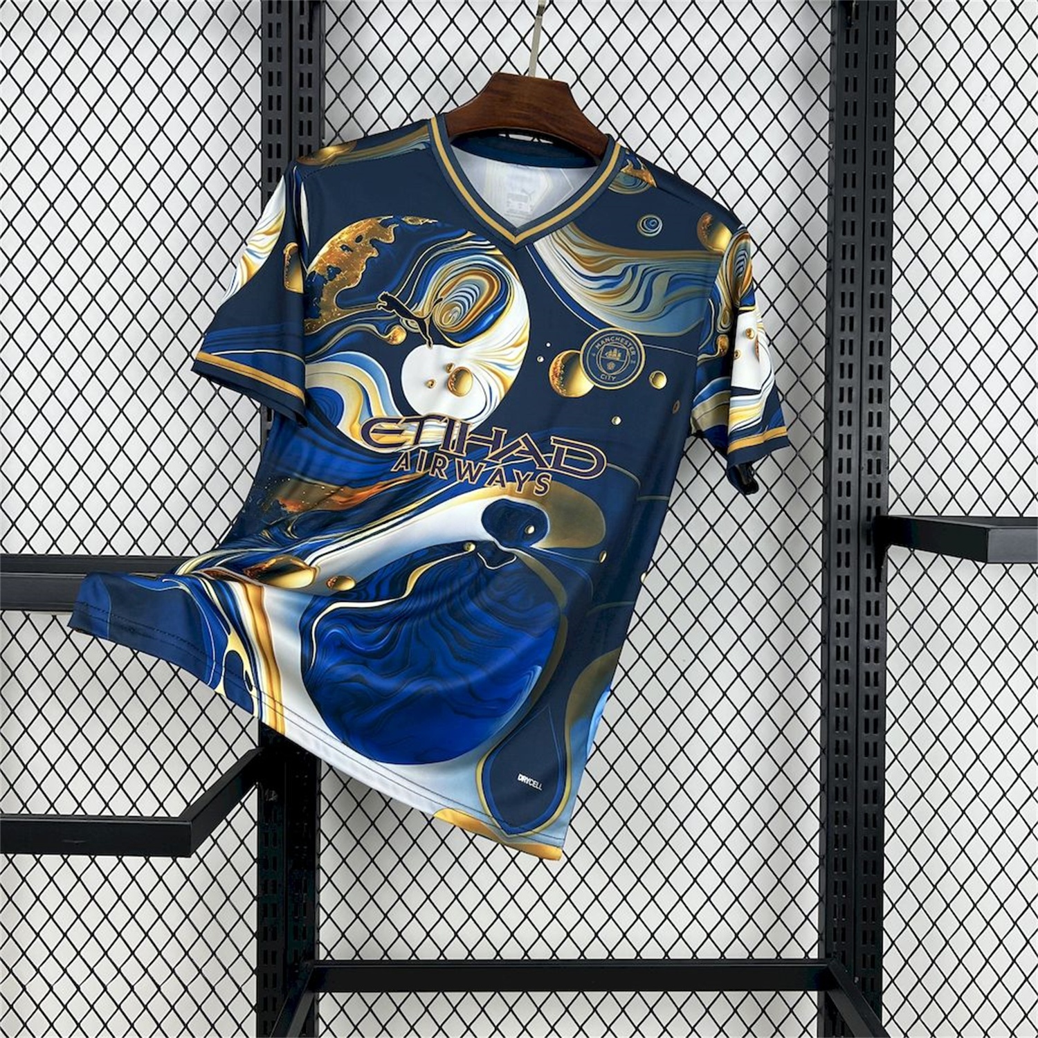Manchester City 25-26 Blue Golden Fan-designed Special Edition Jersey - Fans Version - JerseysGala