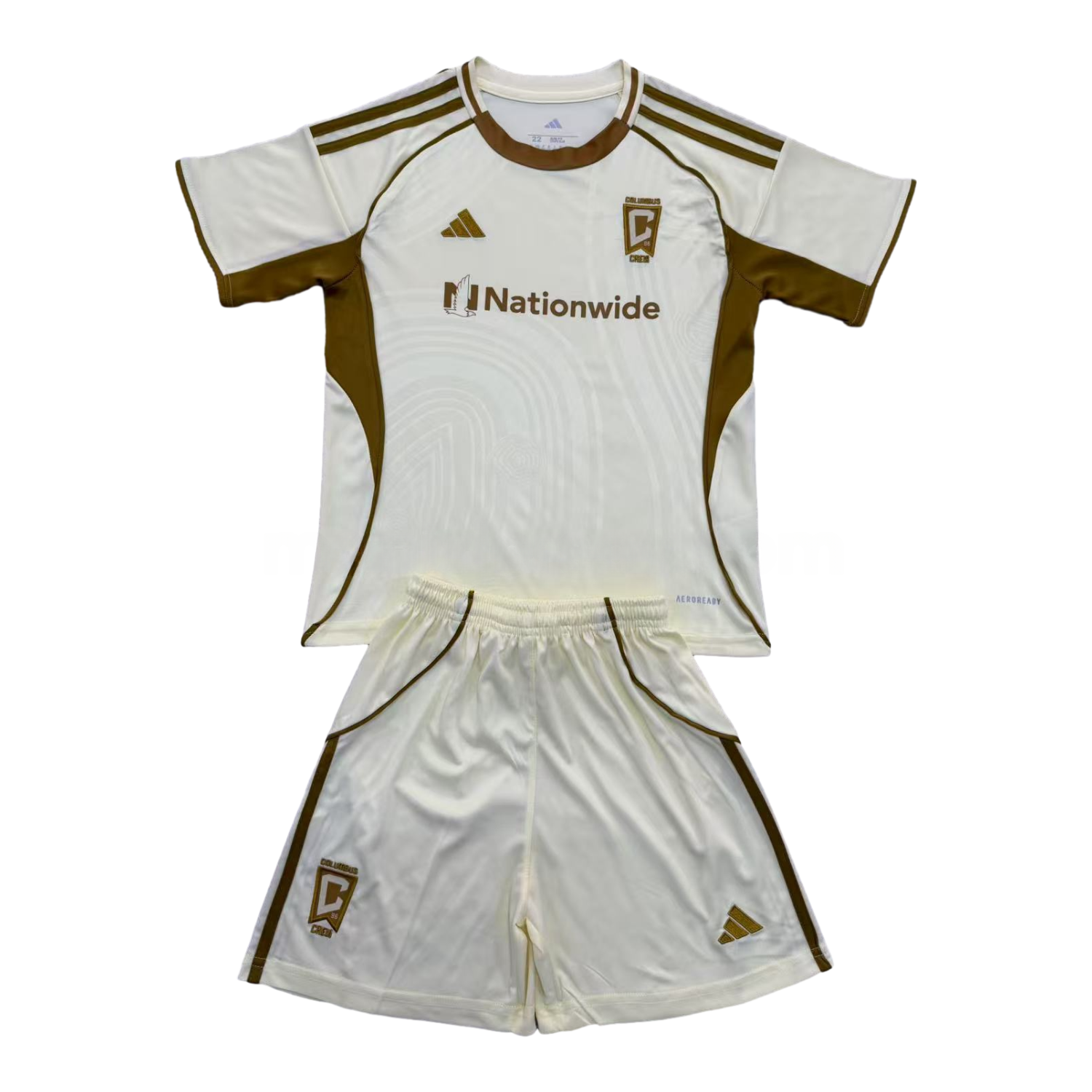 Columbus Crew 25-26 Light Yellow Pre-Match Training Men's Adult Jersey Set - Fans Version - JerseysGala