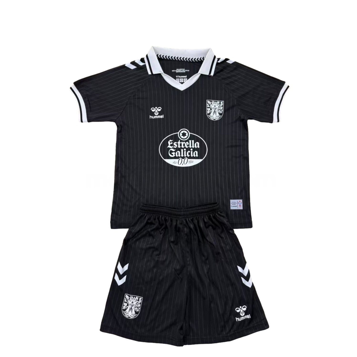 Celta Vigo 24-25 Oliveira Dos Cen Anos Black Men's Adult Jersey Set - Fans Version - JerseysGala