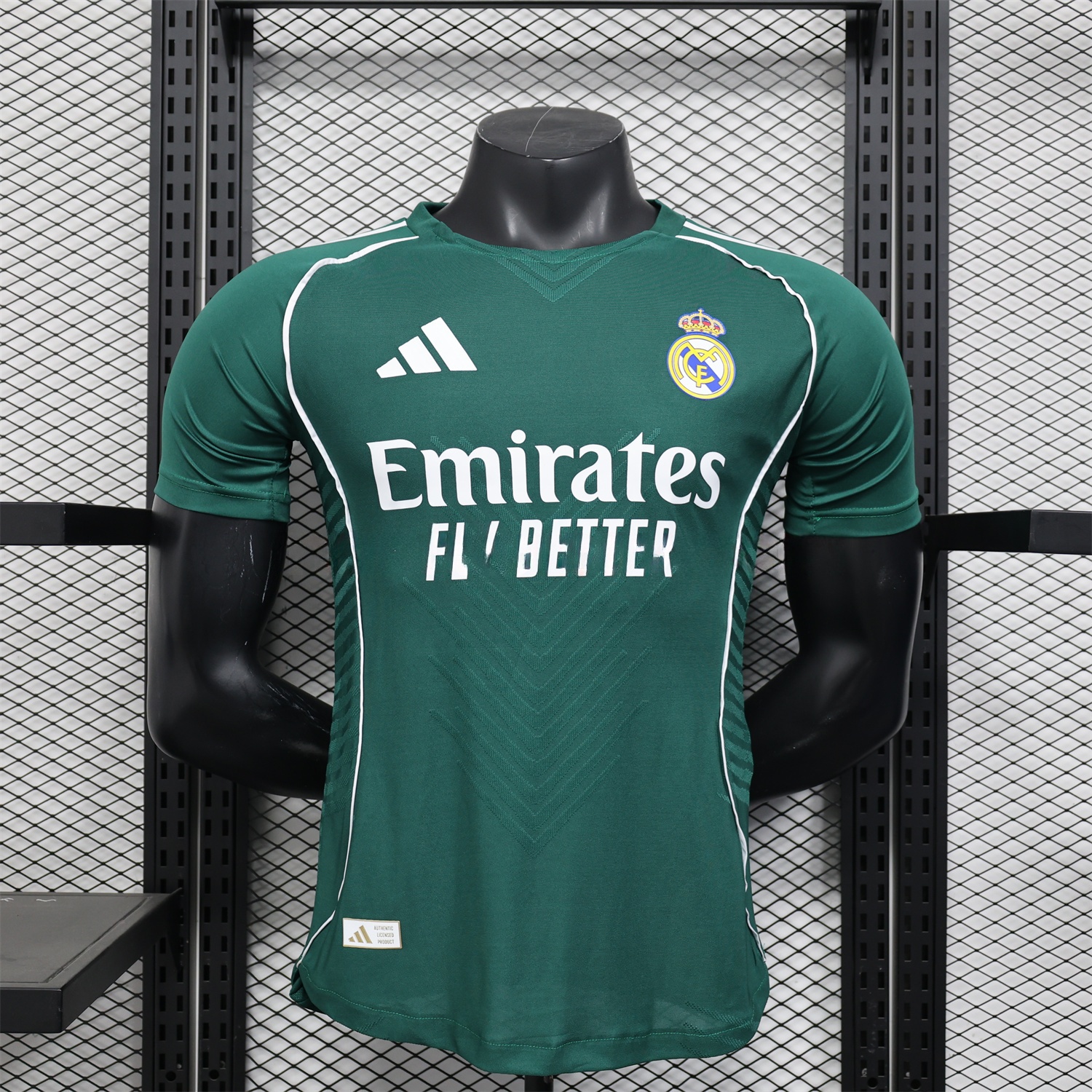 Real Madrid 25-26 Green Teamgeist Collar Special Edition Jersey - Player Version - JerseysGala