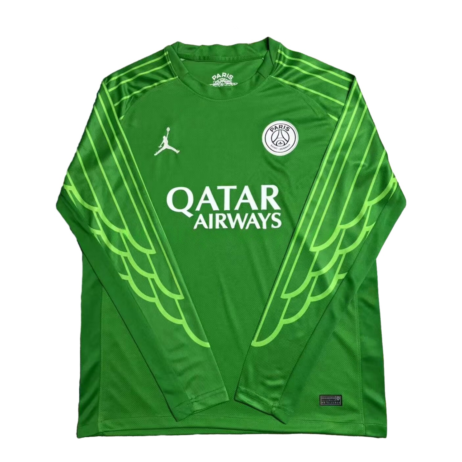 Paris Saint-Germain PSG 24-25 Goalkeeper 5 Green Long Sleeves Jersey - Fans Version - JerseysGala