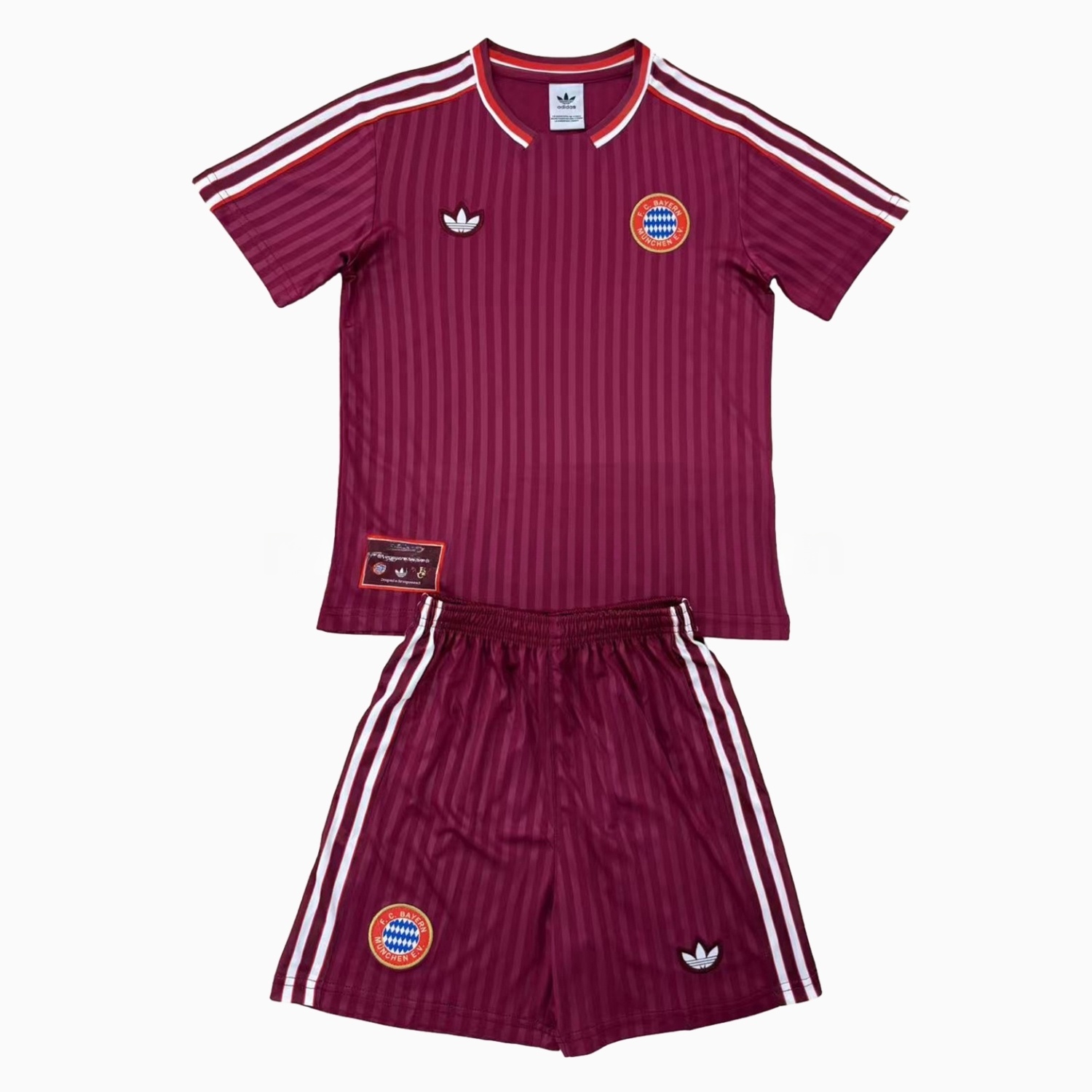 Bayern Munich 24-25 Red Terrace Icon Retro Style Men's Adult Jersey Set - Fans Version - JerseysGala