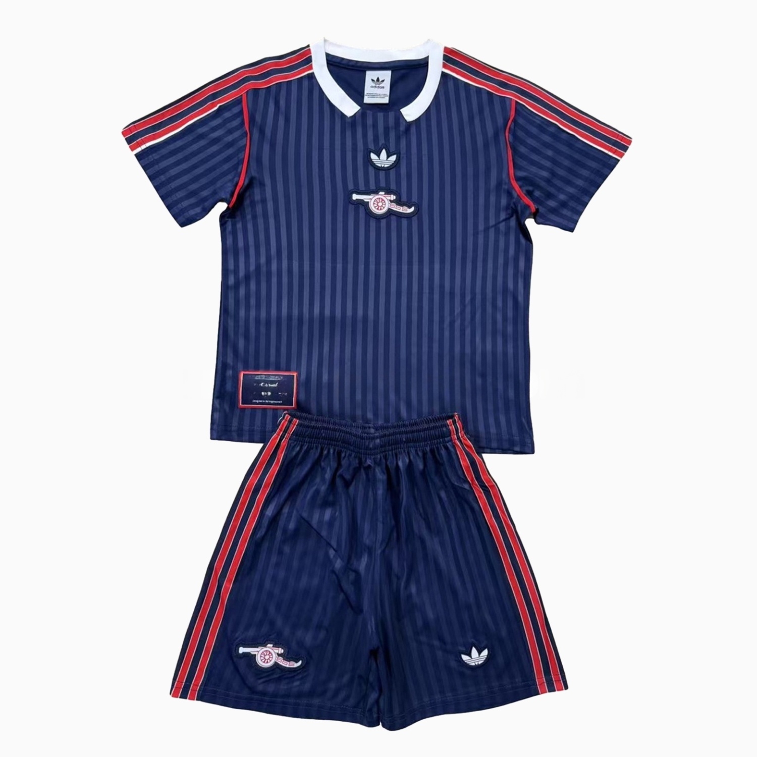 Arsenal 24-25 Blue Terrace Icon Retro Style Men's Adult Jersey Set - Fans Version - JerseysGala