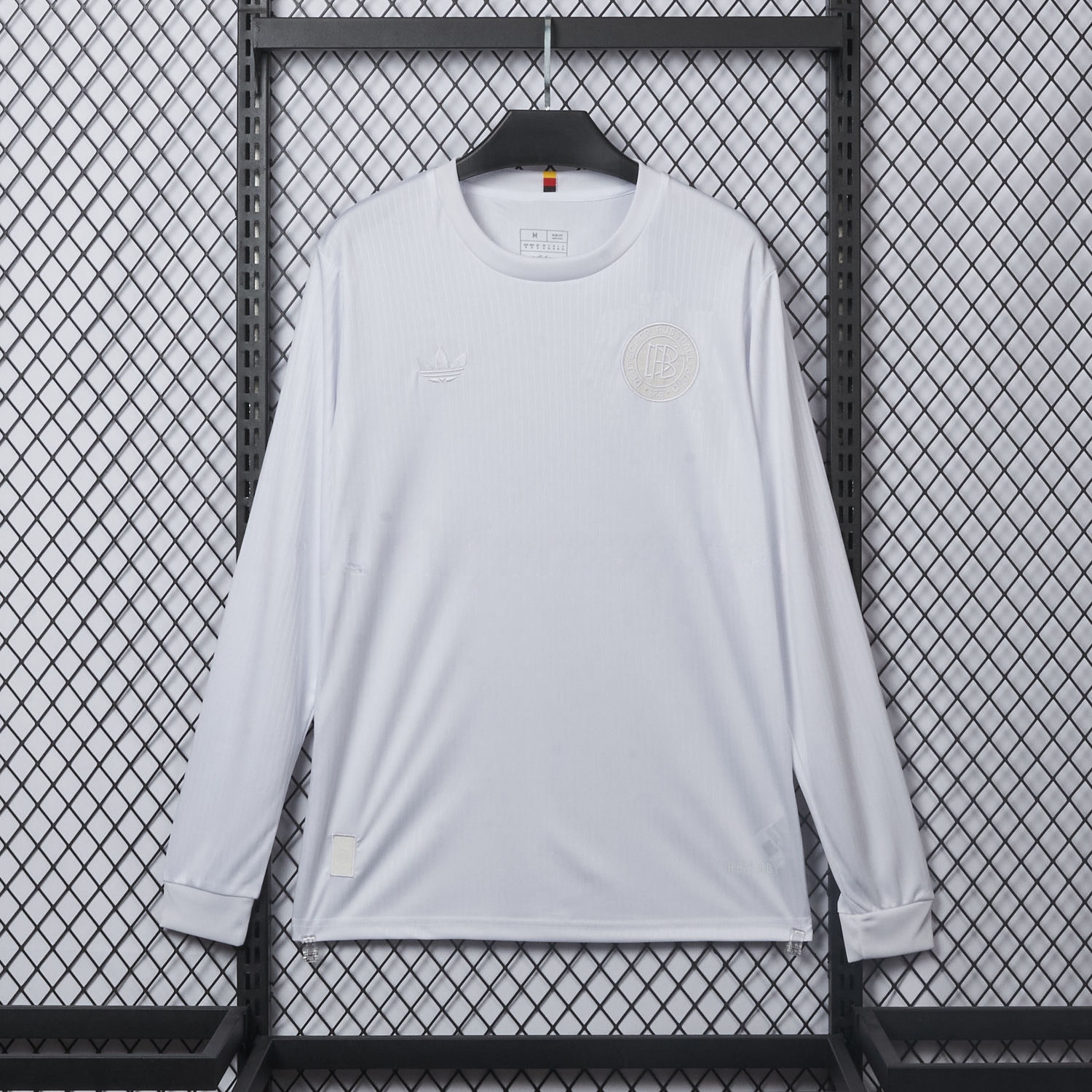 Germany 2025 125-Year Anniversary Pure White Long Sleeves Jersey - Fans Version - JerseysGala