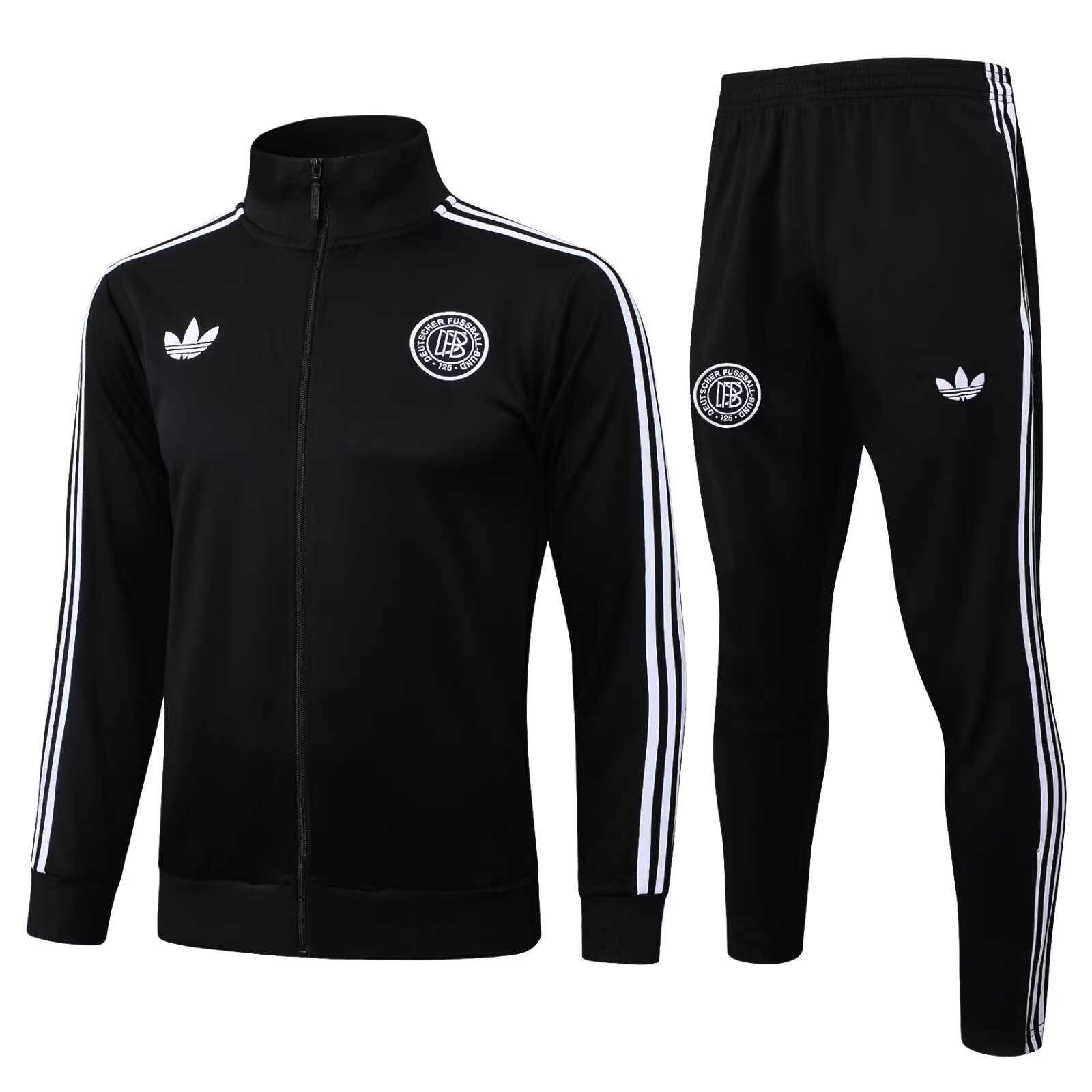 Germany 125-Year Anniversary Commemorative Edition Jacket Training Tracksuit - Black - JerseysGala