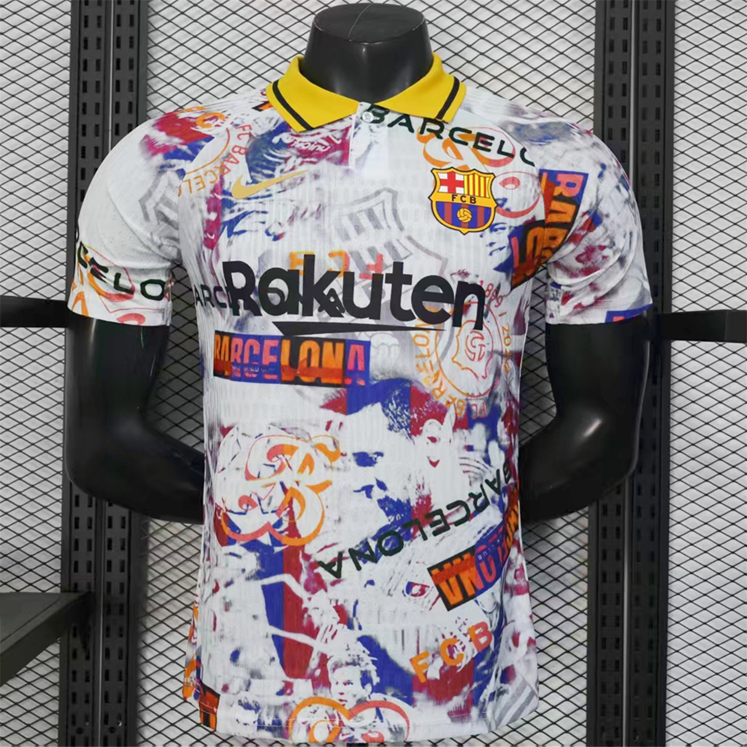 Barcelona 25-26 Team Logo Collection POLO Colorful Special Jersey - Player Version - JerseysGala