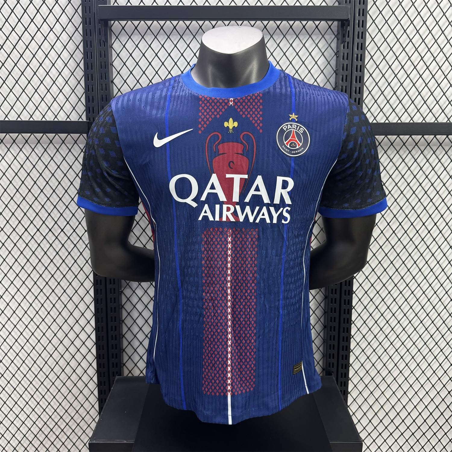 Paris Saint-Germain PSG 25-26 Champion Blue Special Edition Jersey With Star - Player Version - JerseysGala
