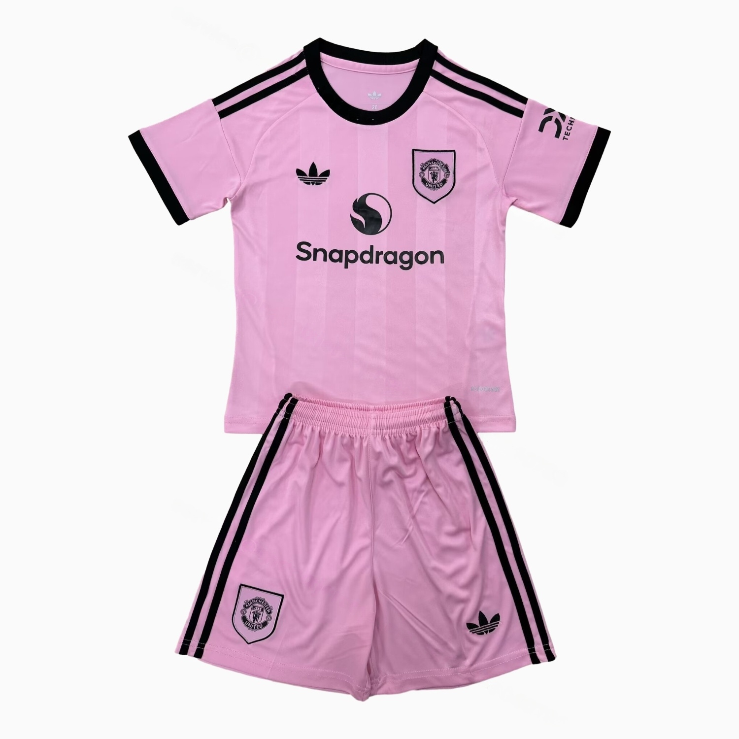 Manchester United 25-26 Light Pink Goalkeeper Men's Adult Jersey Set - Fans Version - JerseysGala